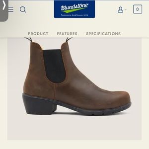 Antique Brown Heeled Blundstones SZ 6.5